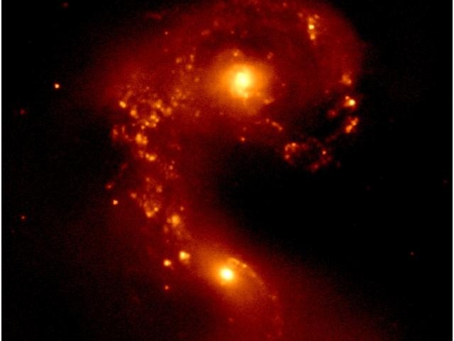 Antennae Galaxies in Near Infrared