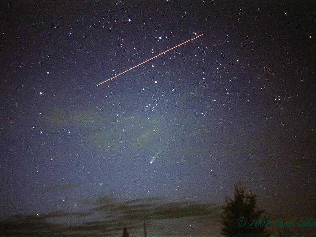 Comet Ikeya-Zhang Meets The ISS