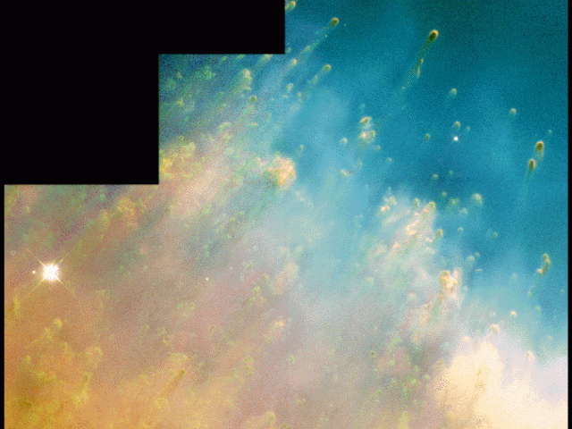 At the Edge of the Helix Nebula