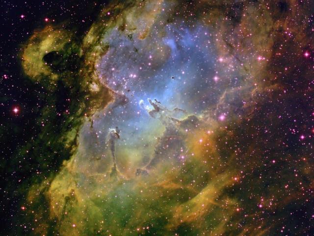 Inside the Eagle Nebula