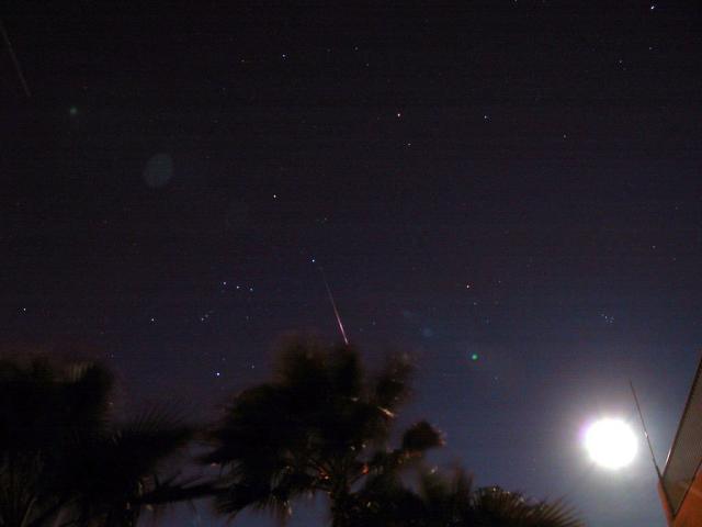Leonids vs The Moon