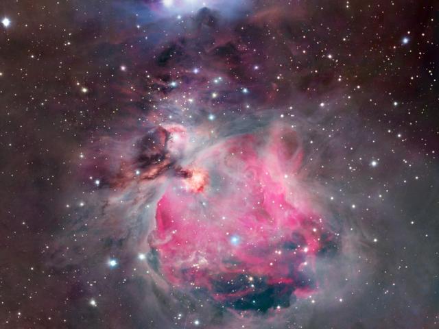 Colorful Clouds of Orion