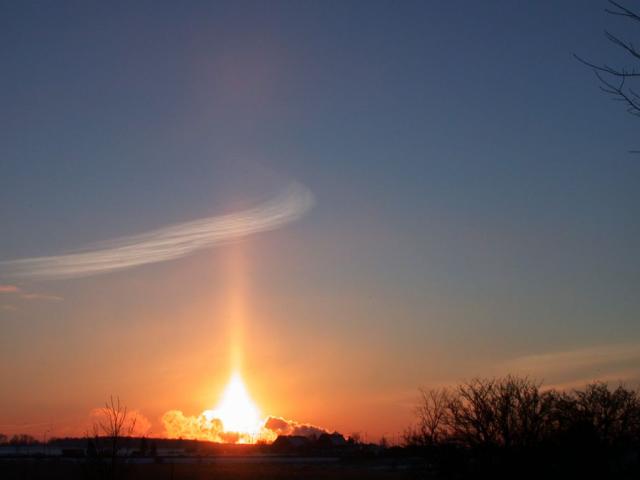 Launch of the Sun Pillar
