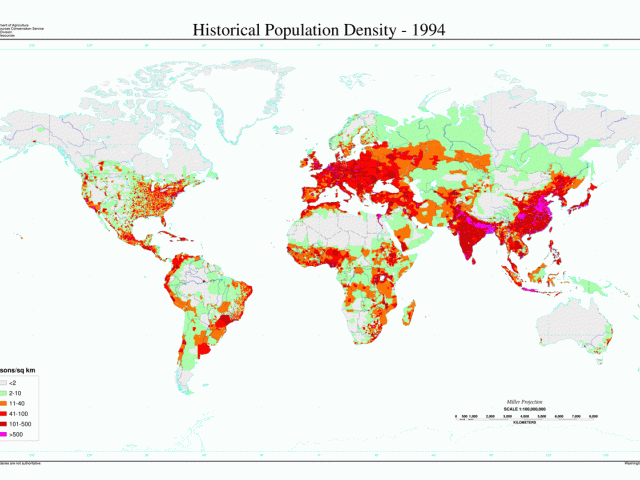 Where People Live on Planet Earth