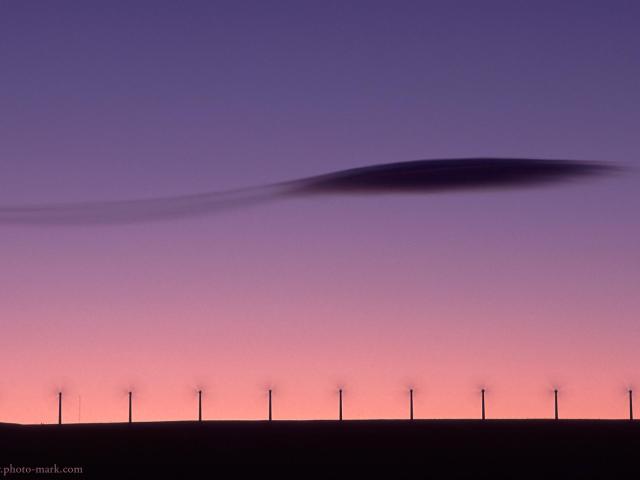 A Lenticular Cloud Over Wyoming