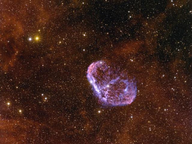 A Crescent Nebula Star Field