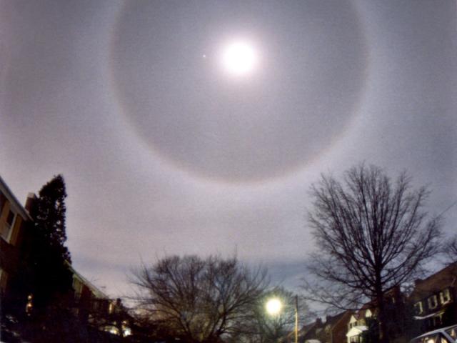 A Halo Around the Moon