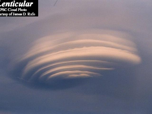 A Lenticular Cloud Over New Hampshire