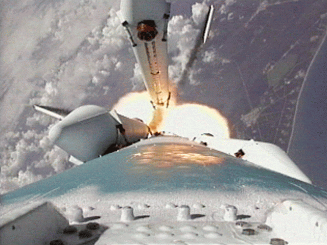 Launch of the Spirit Rover Toward Mars