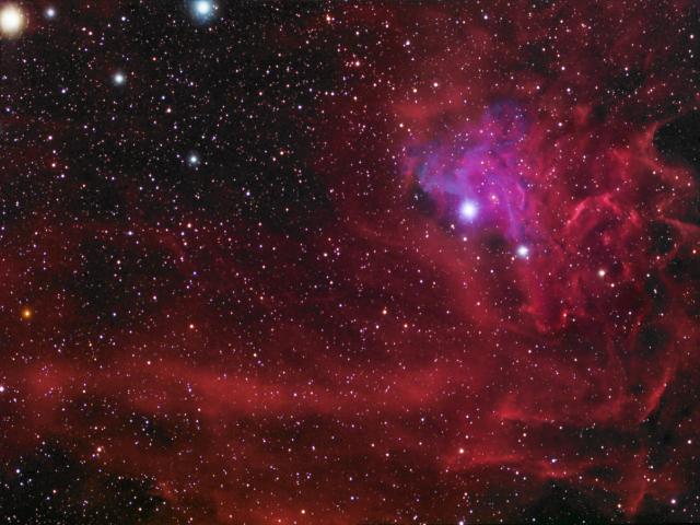 IC 405: The Flaming Star Nebula