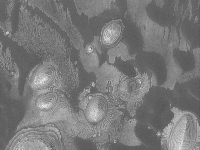 Layered Hills on Mars