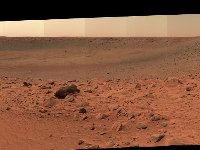 Spirit Pan from Bonneville Crater’s Edge