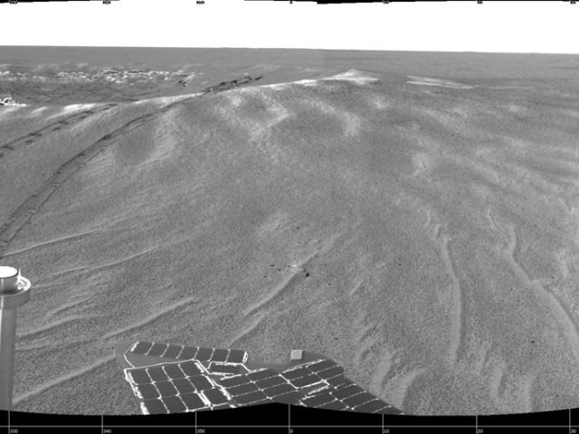 Intriguing Dimples Near Eagle Crater on Mars