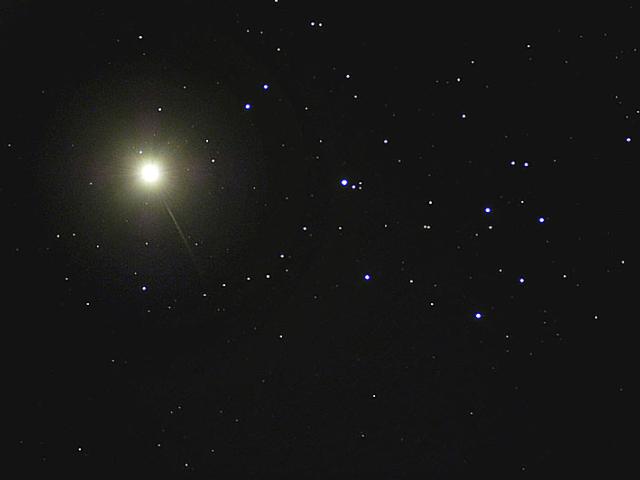 Venus and the Pleiades