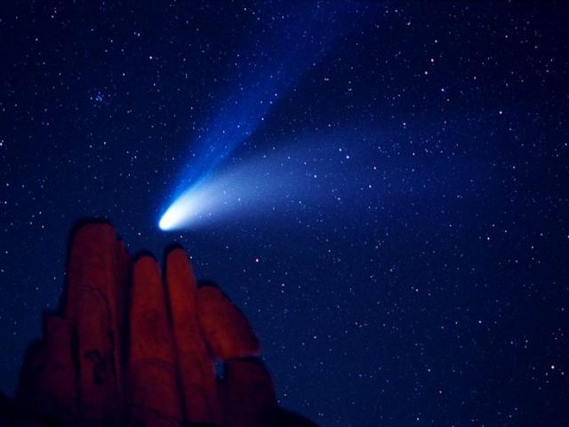 Comet Hale Bopp Over Indian Cove