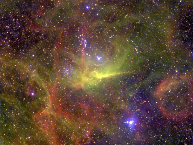 Nebulas Surrounding Wolf Rayet Binary BAT99 49