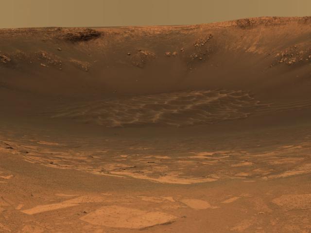 Endurance Crater on Mars