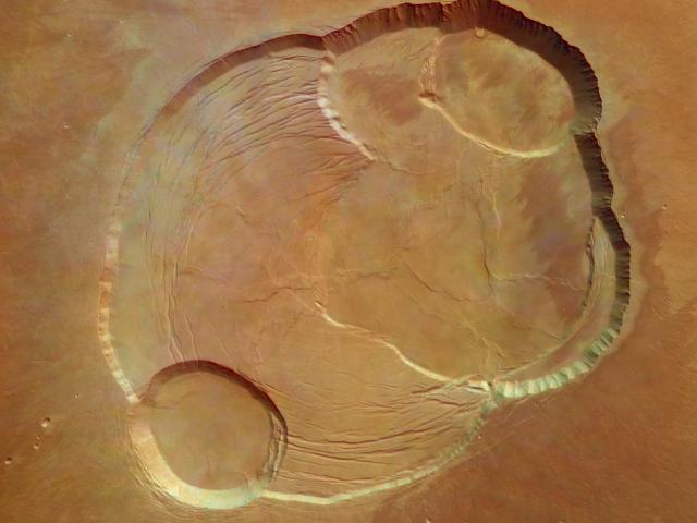At the Summit of Olympus Mons