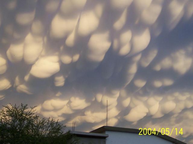 Mammatus Clouds Over Mexico