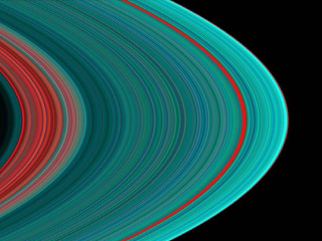Cassini Images Saturns A Ring