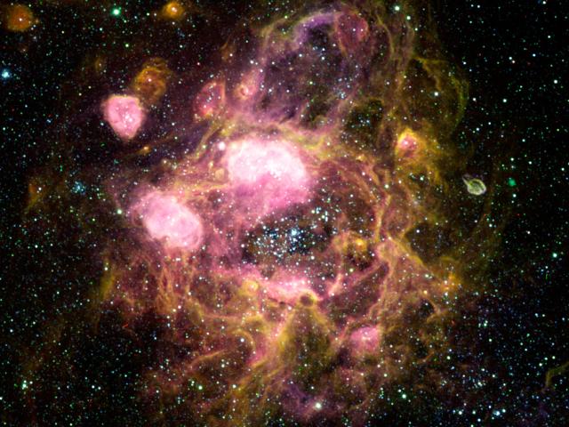 N11: A Giant Ring of Emission Nebulas