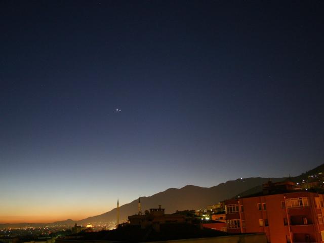 Jupiter and Venus at Sunrise