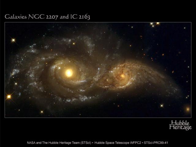Spiral Galaxies in Collision