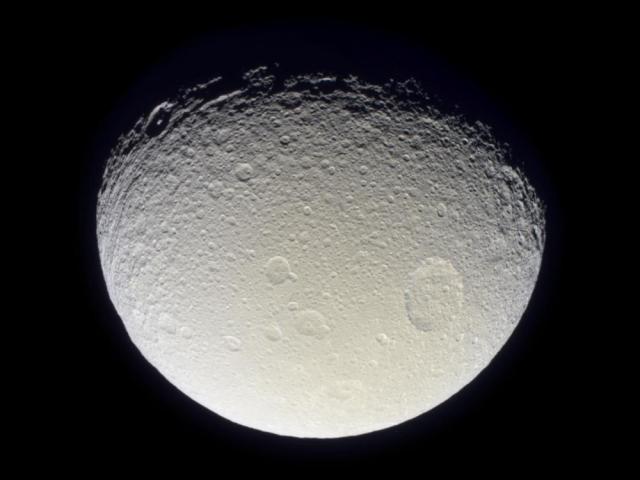 Saturn’s Moon Tethys from Cassini