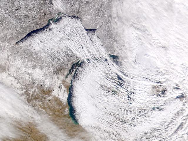 Lake Effect Snow on Earth