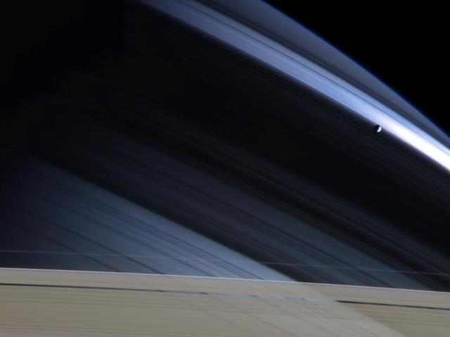 Mimas, Rings, and Shadows