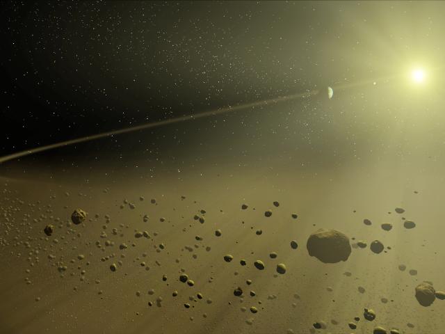 Debris Disks Surround Distant Suns