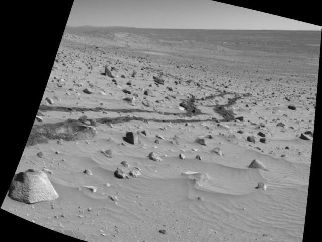 Looking Back Over Mars