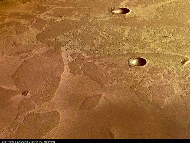 Unusual Plates on Mars