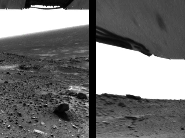 A Dust Devil Swirling on Mars