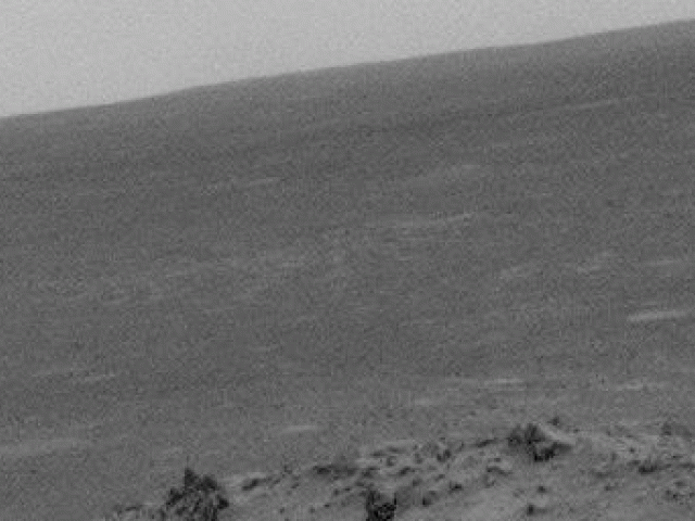 A Martian Dust Devil Passes