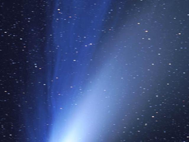 The Dust and Ion Tails of Comet Hale-Bopp