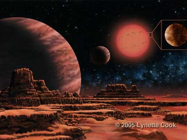 Gliese 876 System Includes Large Terrestrial Planet