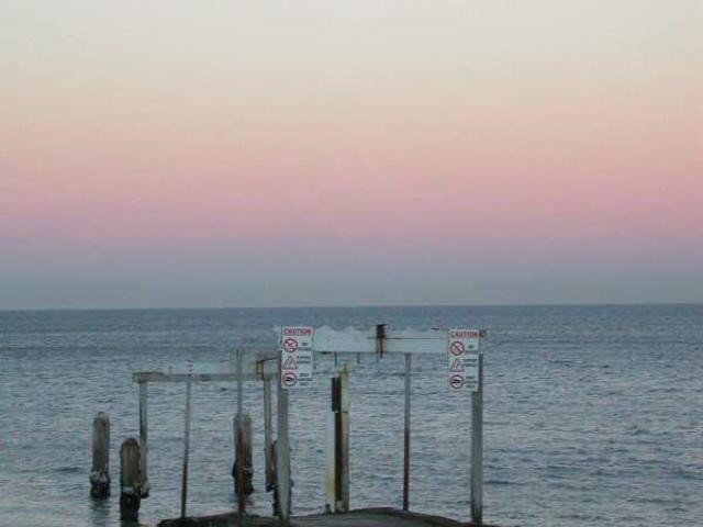 The Belt of Venus over Elwood Beach