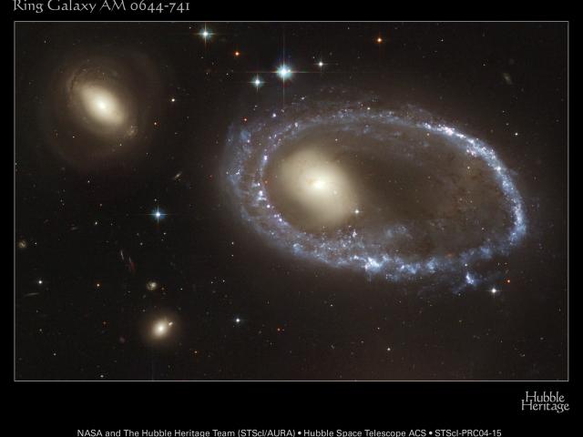 Ring Galaxy AM 0644-741 from Hubble