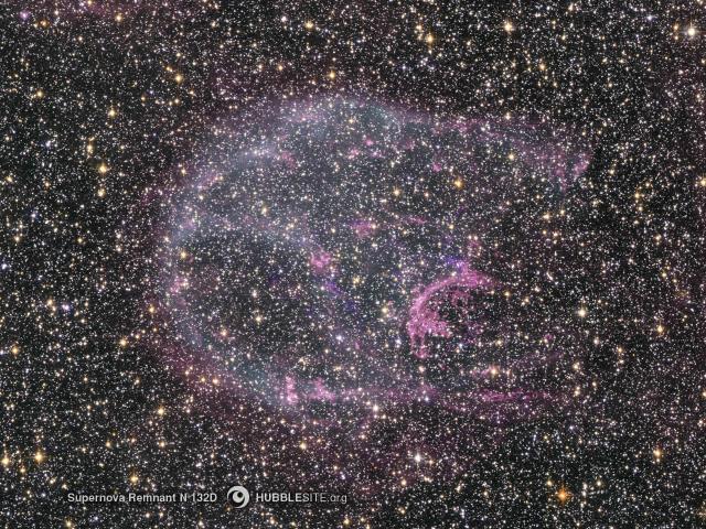 Supernova Remnant N132D in Optical and X Rays
