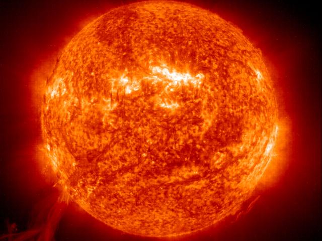 A Solar Prominence from SOHO