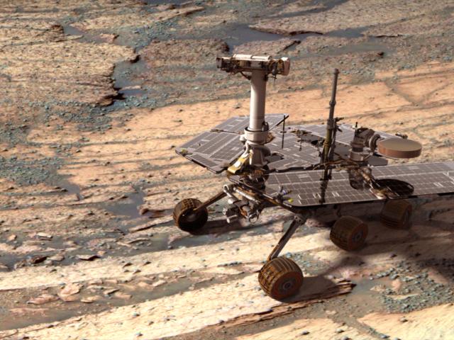 A Digital Opportunity Rover on Mars