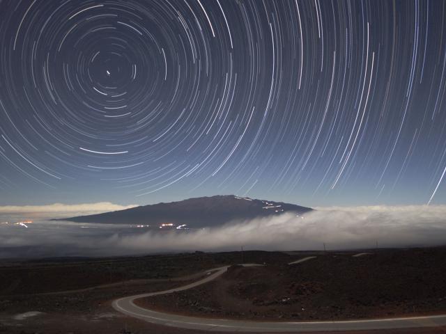 Star Trails Above Mauna Kea