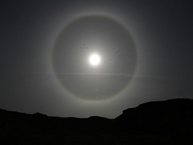 A Sun Halo over Utah