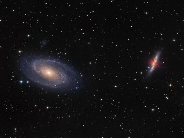Galaxy Wars: M81 versus M82