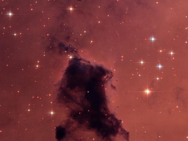 A Dust Cloud in NGC 281
