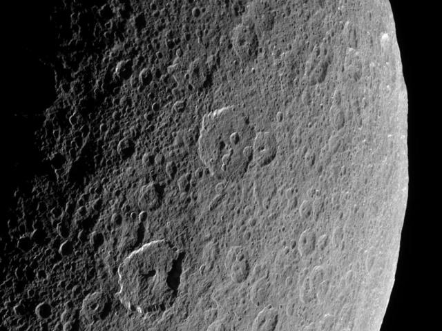 Ancient Craters on Saturn’s Rhea