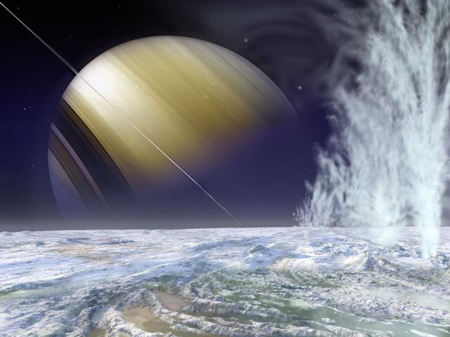 Enceladus Ice Volcanos