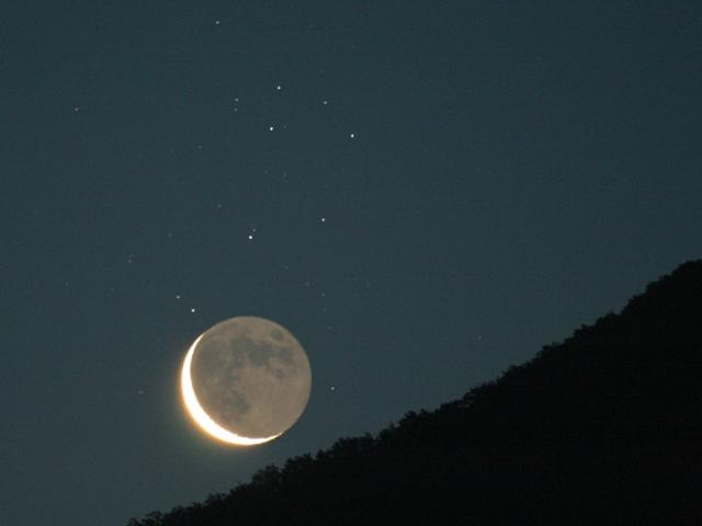 Old Moon and Sister Stars