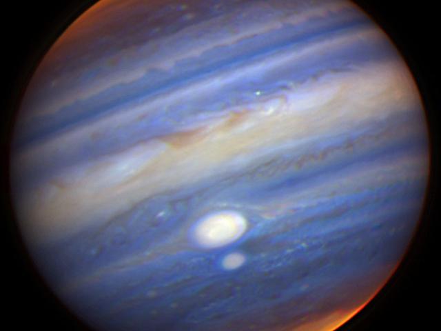 Jupiters Two Largest Storms Nearly Collide